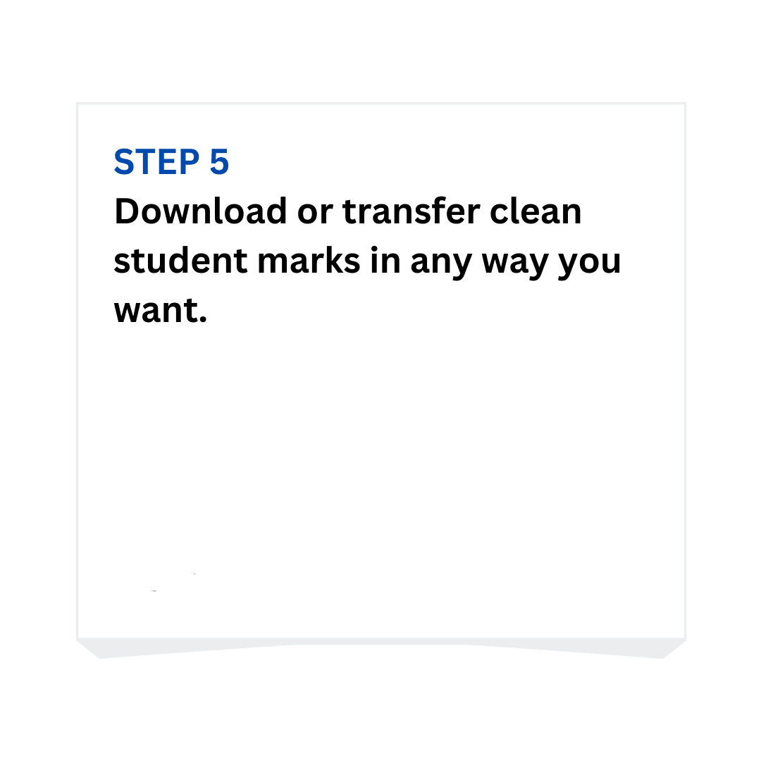 Marking Results